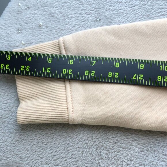 Carhartt Womens Sweatshirt Medium Relaxed Midweight Crewneck Block Logo Sleeve - Picture 7 of 16